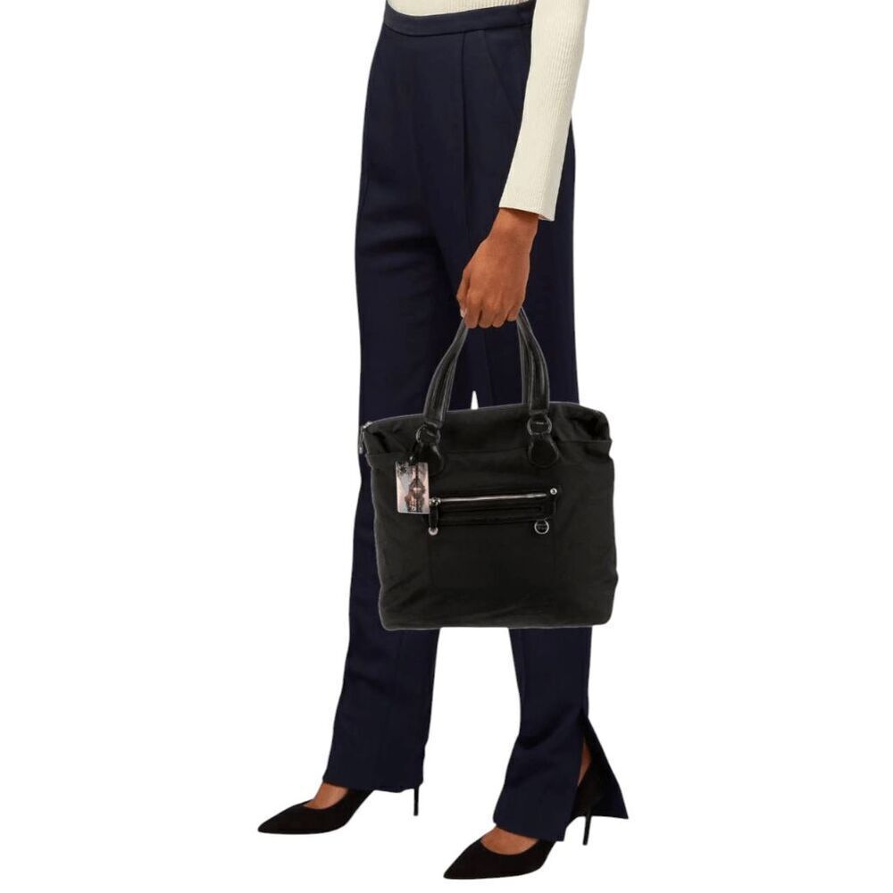 TUMI Ballistic Nylon/Leather Tote